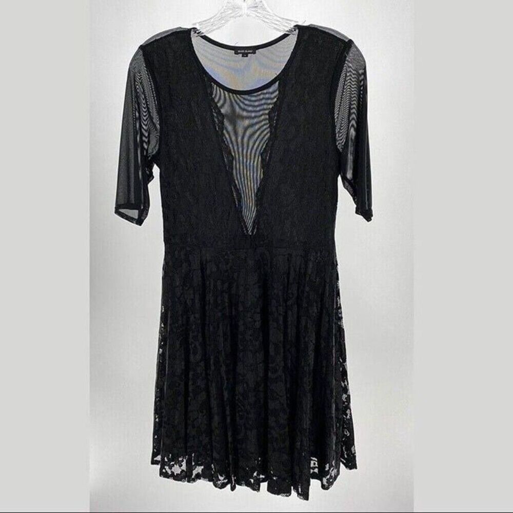 River Island Black Lace Dress